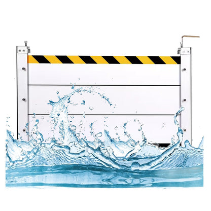 Aluminum Flood Barrier, Flood Protection Barrier(39.37x15.75in)