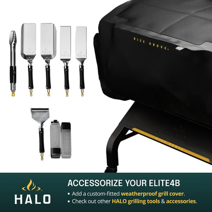 HALO Elite4B Outdoor Griddle, 4-Burner, 720 sq. in. Wind-Resistant Propane Cooking Surface