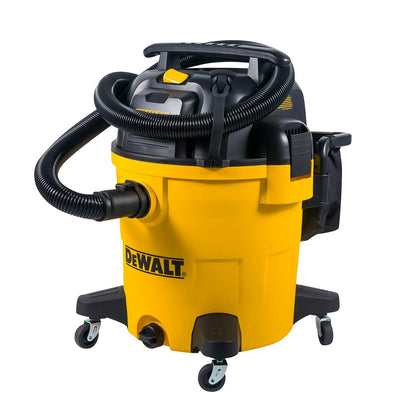 DEWALT DXV05P 5-Gallon Wet/Dry Vac, 4 Peak HP, 1-7/8-Inch Hose, Yellow