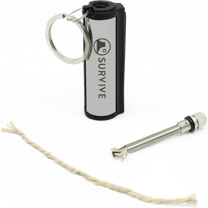 Permanent Match Fire Starter Keychain, Pack of 5