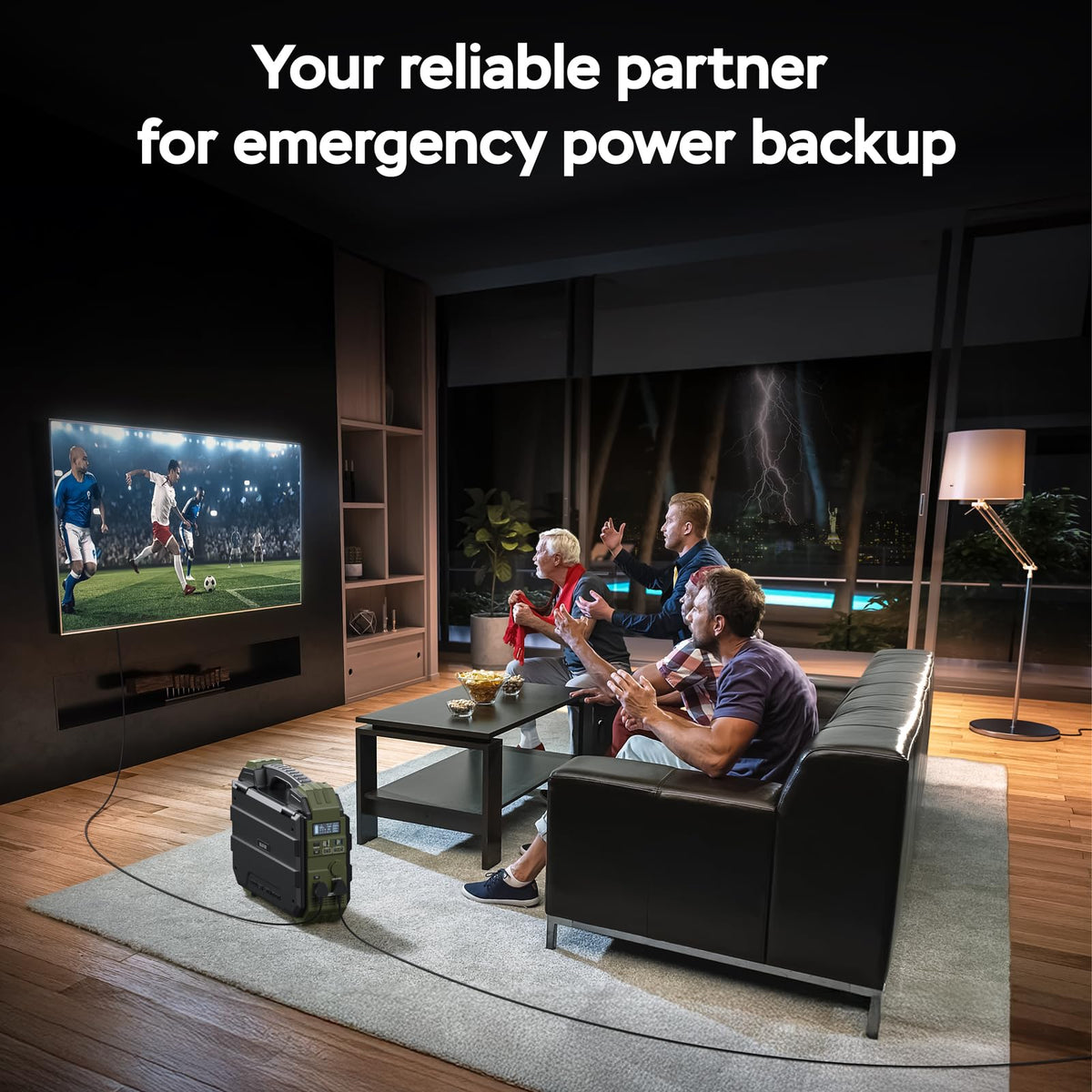 BLAVOR 1600W Solar Generator, 1024Wh Power Station with Built-In 40W Panel