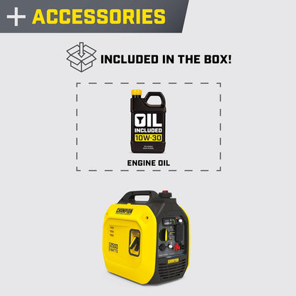 Champion Power Equipment 2500-Watt Ultralight Portable Inverter Generator with Quiet Technology and 3 Year Warranty