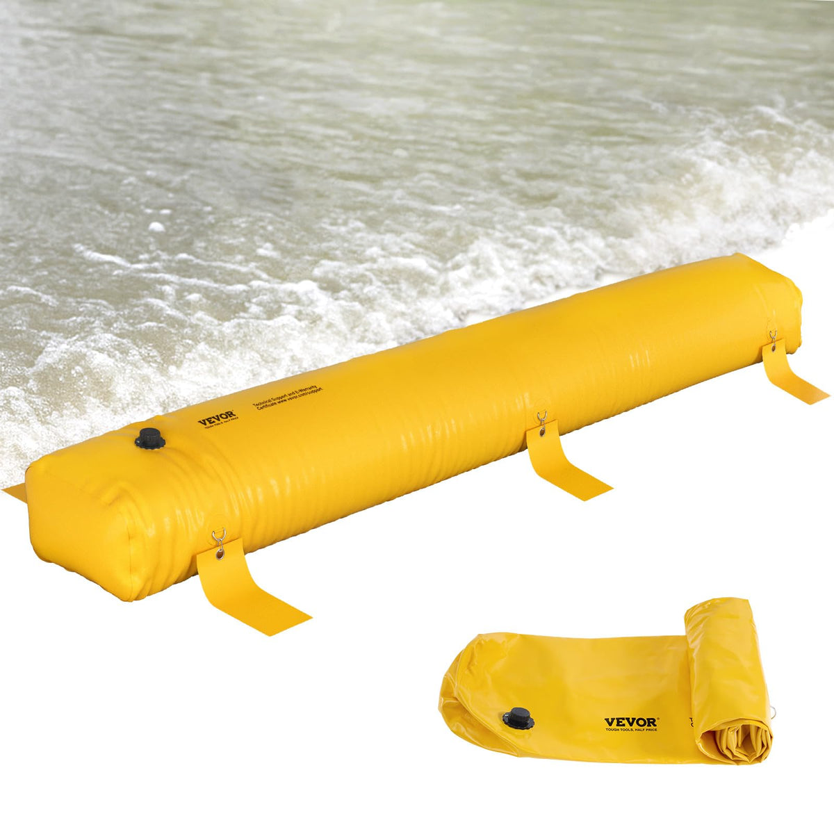 Flood Barriers, 4-Pack Sandbag Alternative, 4 ft × 6 in. Water Barriers