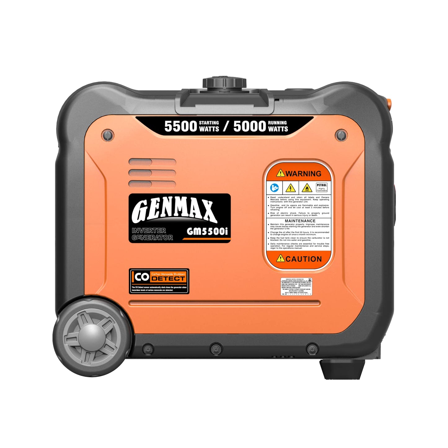 GENMAX Generator，EPA Compliant, Eco-Mode Feature, Ultra Lightweight for Backup Home Use & Camping