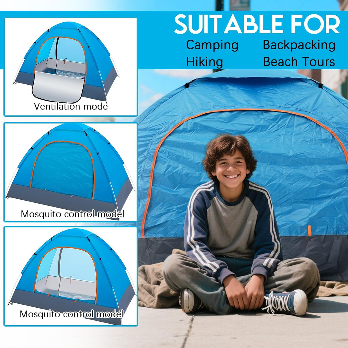 Bulk Pop-Up Camping Tents, 5, 10 or 15 Pack