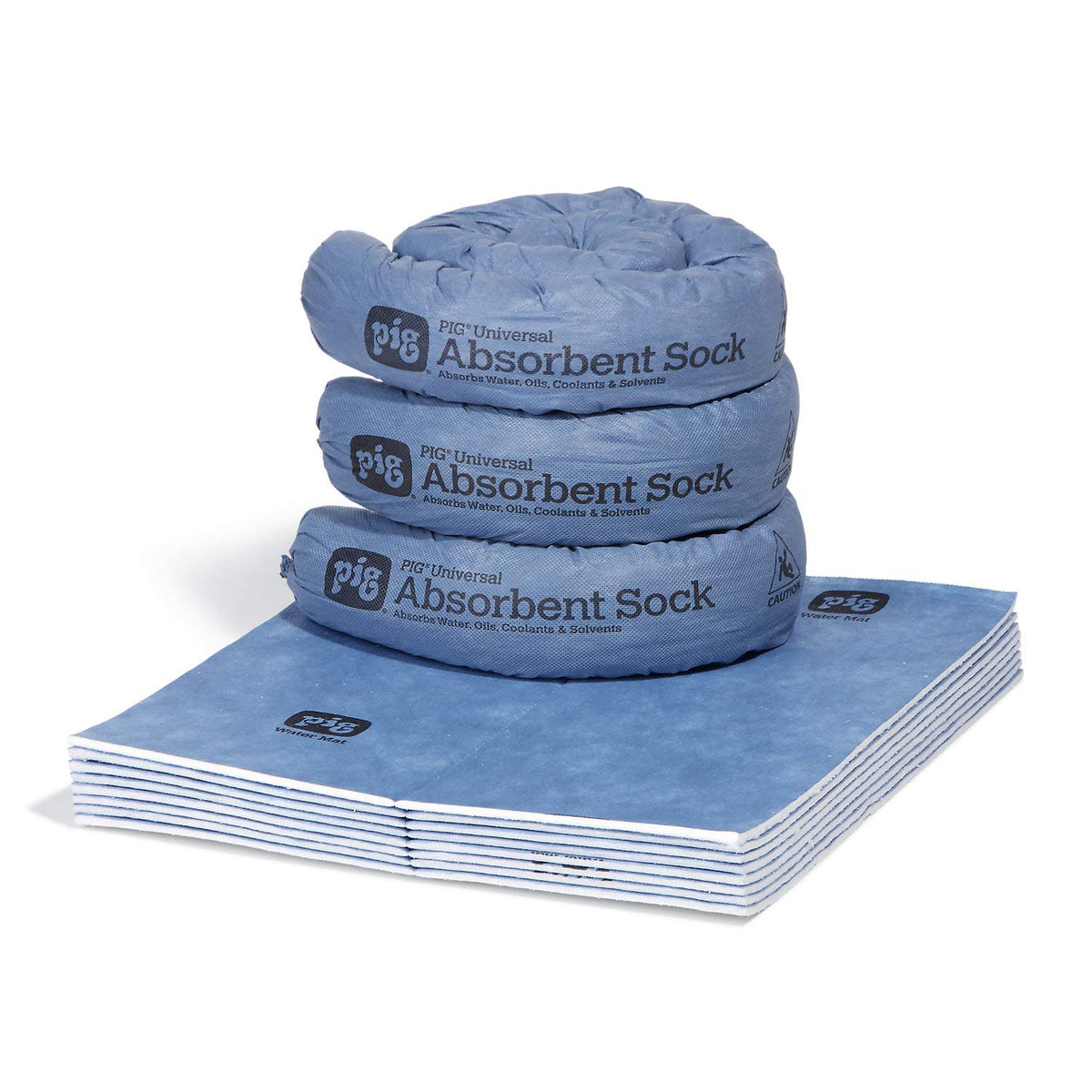 PIG Water Absorbing Kit - 10-Gallon Absorbency per kit - Blue - PM50491