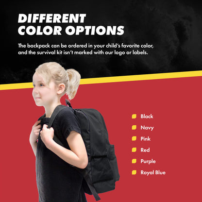 Emergency Zone - Keep-Me-Safe Children's Deluxe 72-Hr Emergency Survival Kit