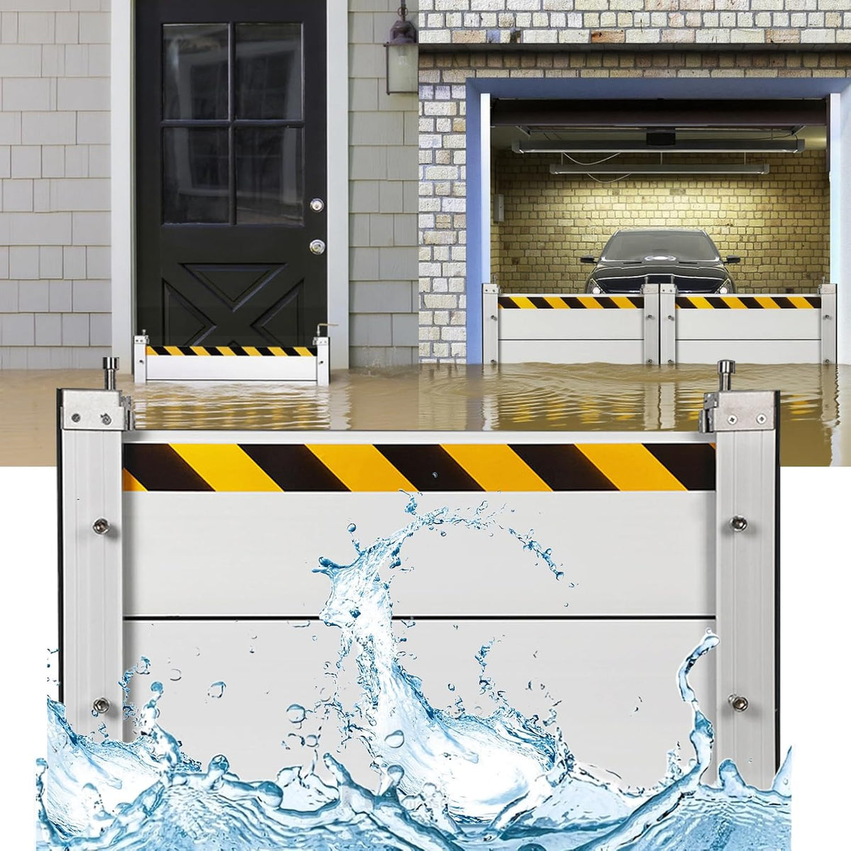 Aluminum Flood Barrier, Flood Protection Barrier(39.37x15.75in)