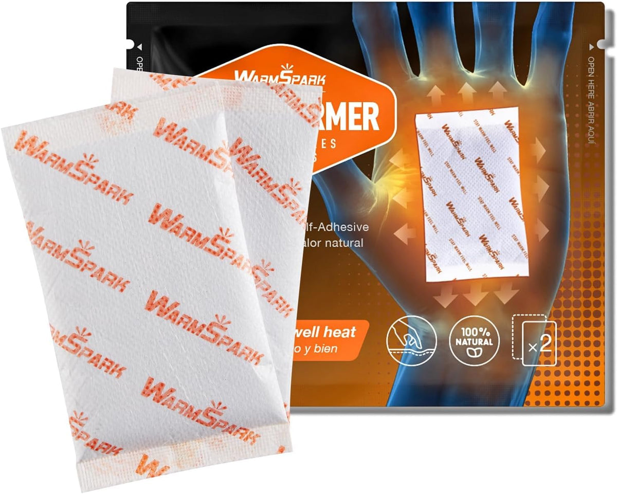 WarmSpark Air-Activated Disposable Hand Warmers, 10 or 40 Pairs