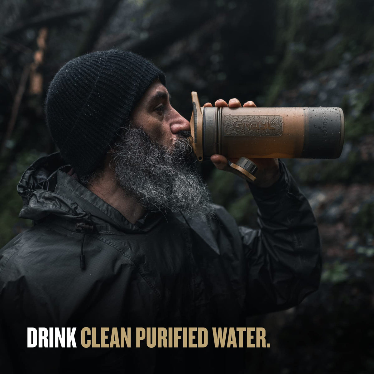 GRAYL GeoPress 24 oz Water Purifier Bottle