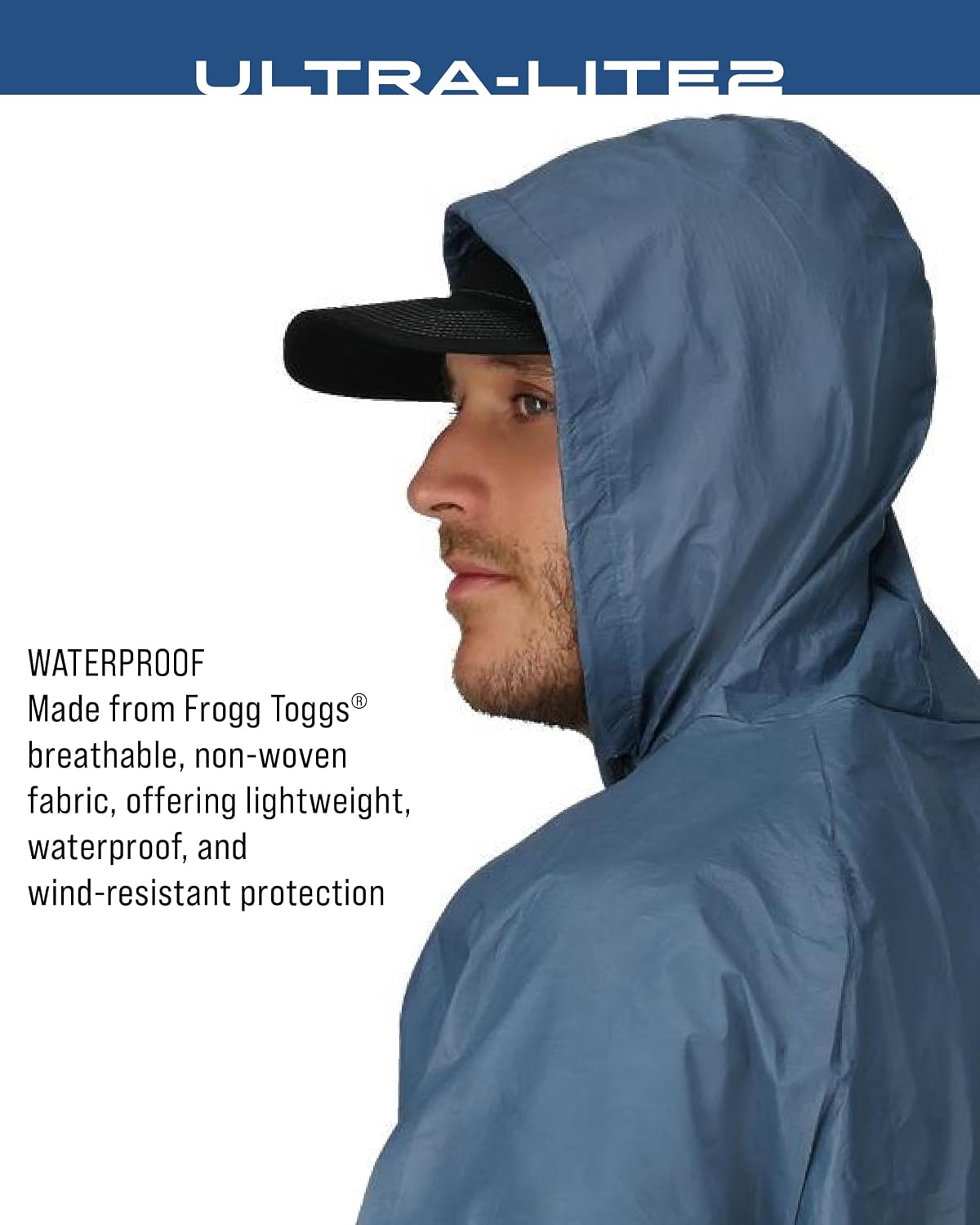 FROGG TOGGS Men’s Ultra-Lite2 Rain Suit, Waterproof Raincoat and Pant Set