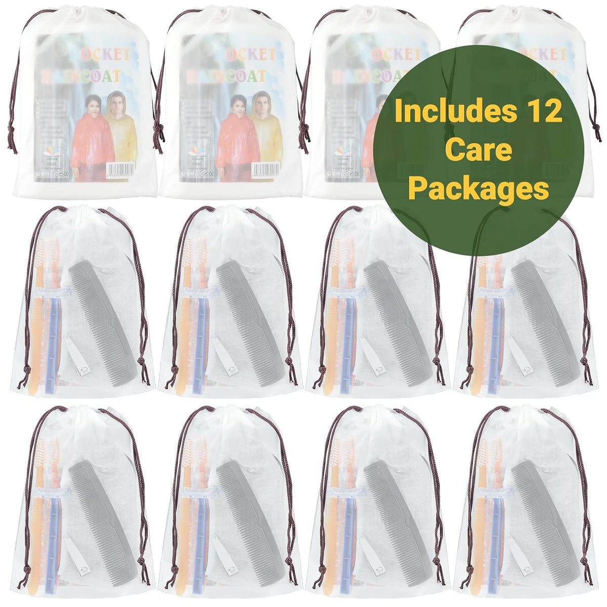 84 Pcs Care Package Supplies Bulk