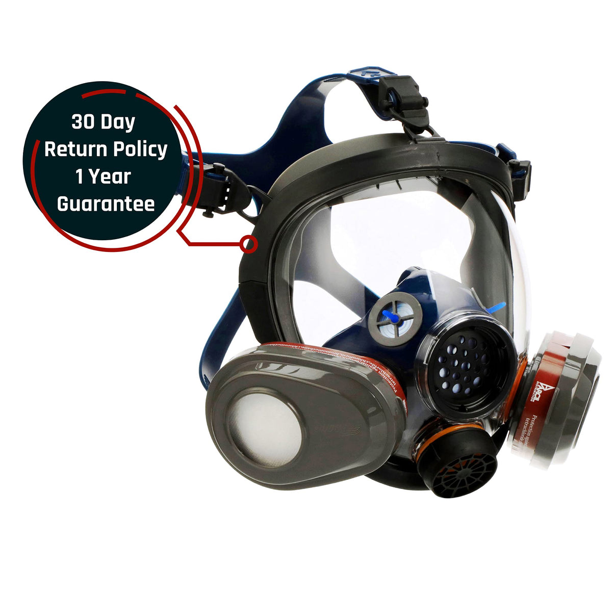 Parcil Distribution Full-Face Respirator and Filter Options
