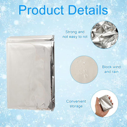 60-Piece Winter Care Package, Beanies, Emergency Blankets, Socks, Gloves & Bags
