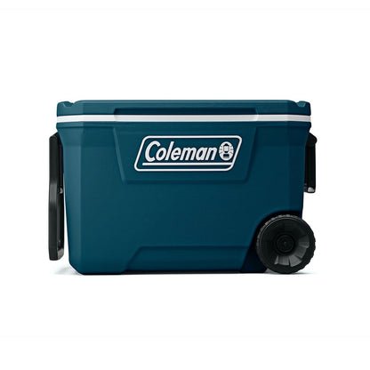 Coleman Classic Series Insulated Portable Rolling Cooler with Wheels, Leak-Resistant Outdoor Hard Cooler Keeps Ice up to 5 Days, 100-Quart