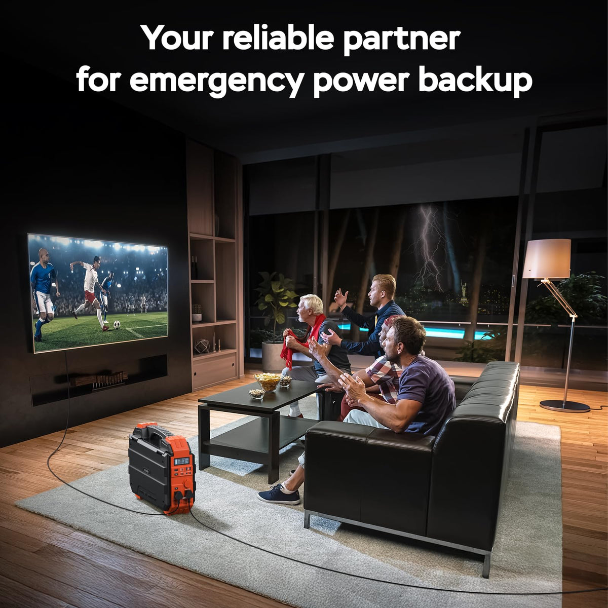 BLAVOR 1600W Solar Generator, 1024Wh Power Station with Built-In 40W Panel
