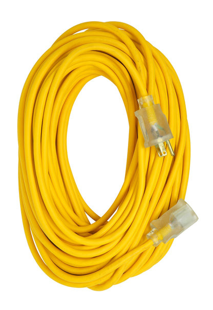 Southwire 100-Foot All-Weather 16/3 Extension Cord with Lighted End, 01289