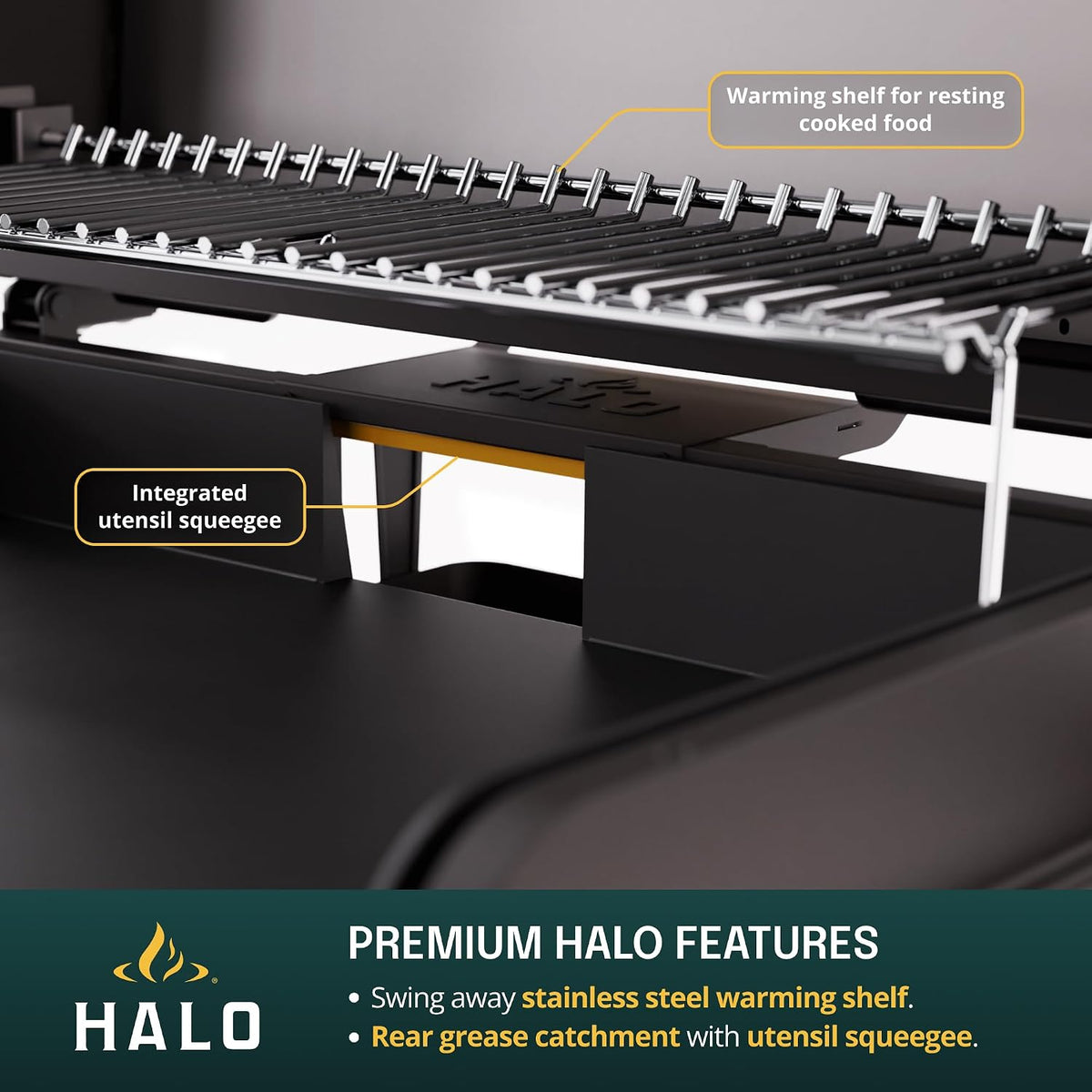HALO Elite4B Outdoor Griddle, 4-Burner, 720 sq. in. Wind-Resistant Propane Cooking Surface