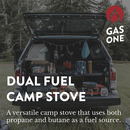 GasOne GS-3400P Dual-Fuel Propane/Butane Camping Stove with Carrying Case