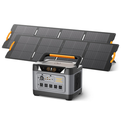 UDPOWER S1200 Solar Generator Kit, 1190Wh, 1200W, with 120W Panel