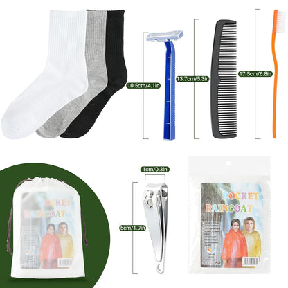84 Pcs Care Package Supplies Bulk