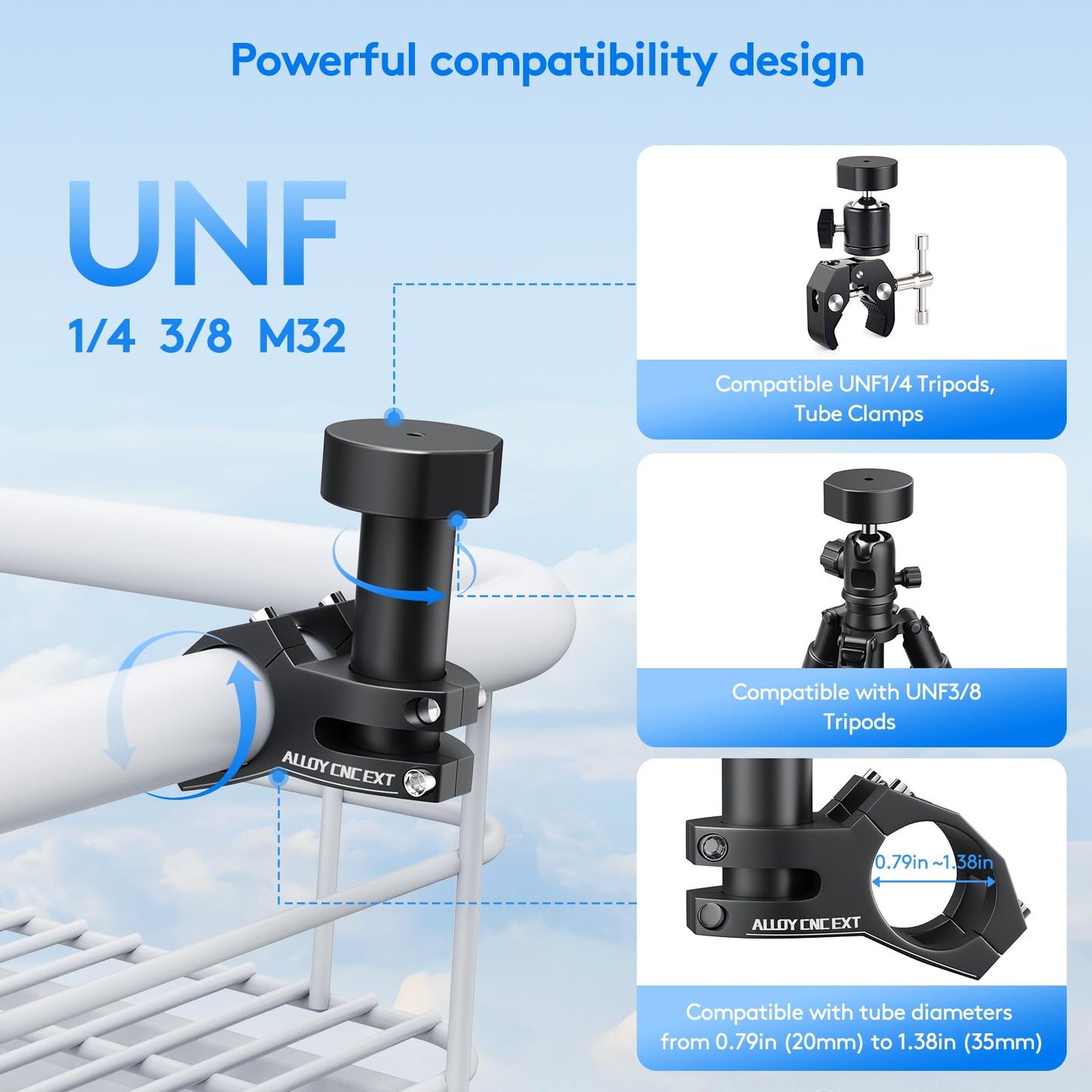 Starlink Mini Tripod Mount Kits, WindPro Wind-Resistant Design, Adjustable Height and Angle Tripod Mounting Kit with Starlink Mini Satellite for Camping and RV Travel