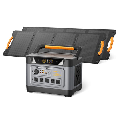 UDPOWER S1200 Solar Generator Kit, 1190Wh, 1200W, with 120W Panel