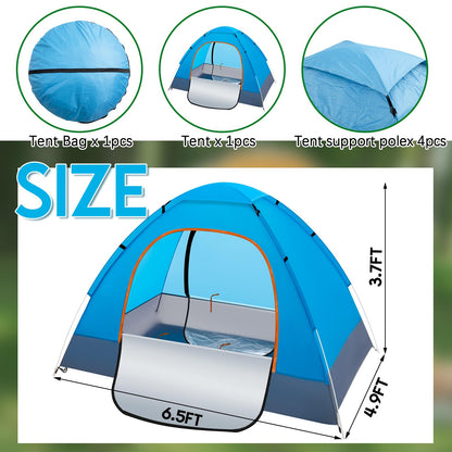 Bulk Pop-Up Camping Tents, 5, 10 or 15 Pack