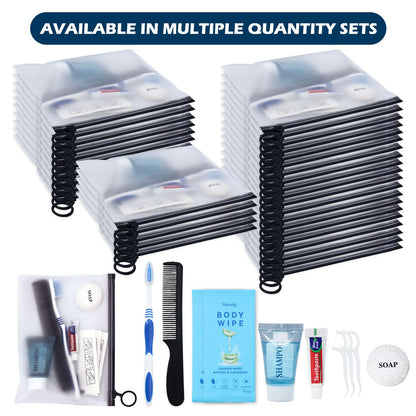 Individually Packed Travel Hygiene Kits, 5, 60 or 100 Count