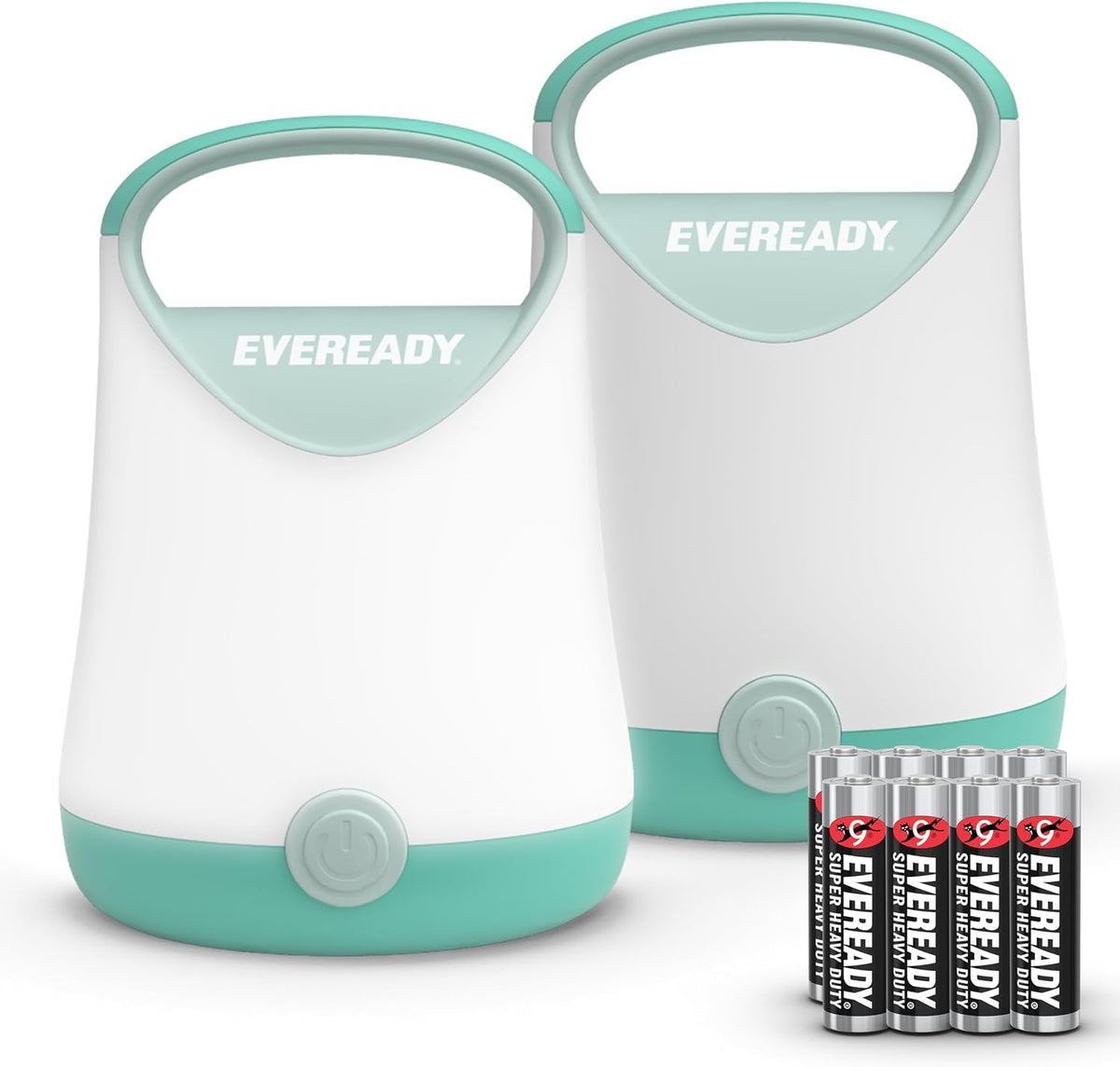 Eveready LED Camping Lantern X-250, 2-Pack, Water-Resistant, 100-Hour Runtime