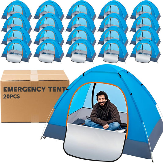 Bulk Pop-Up Camping Tents, 5, 10 or 15 Pack
