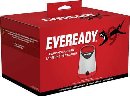 Eveready LED Camping Lantern X-250, 2-Pack, Water-Resistant, 100-Hour Runtime