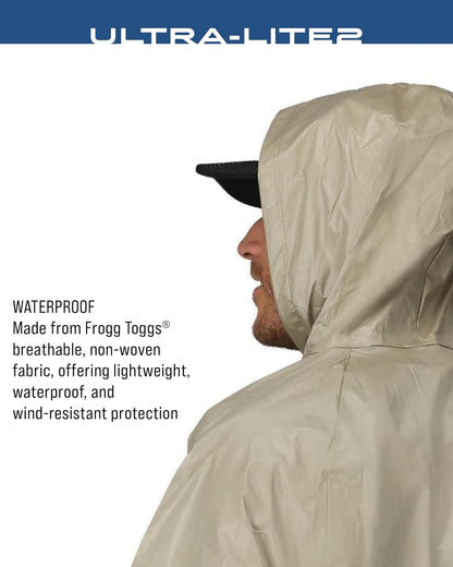 FROGG TOGGS Men’s Ultra-Lite2 Rain Suit, Waterproof Raincoat and Pant Set