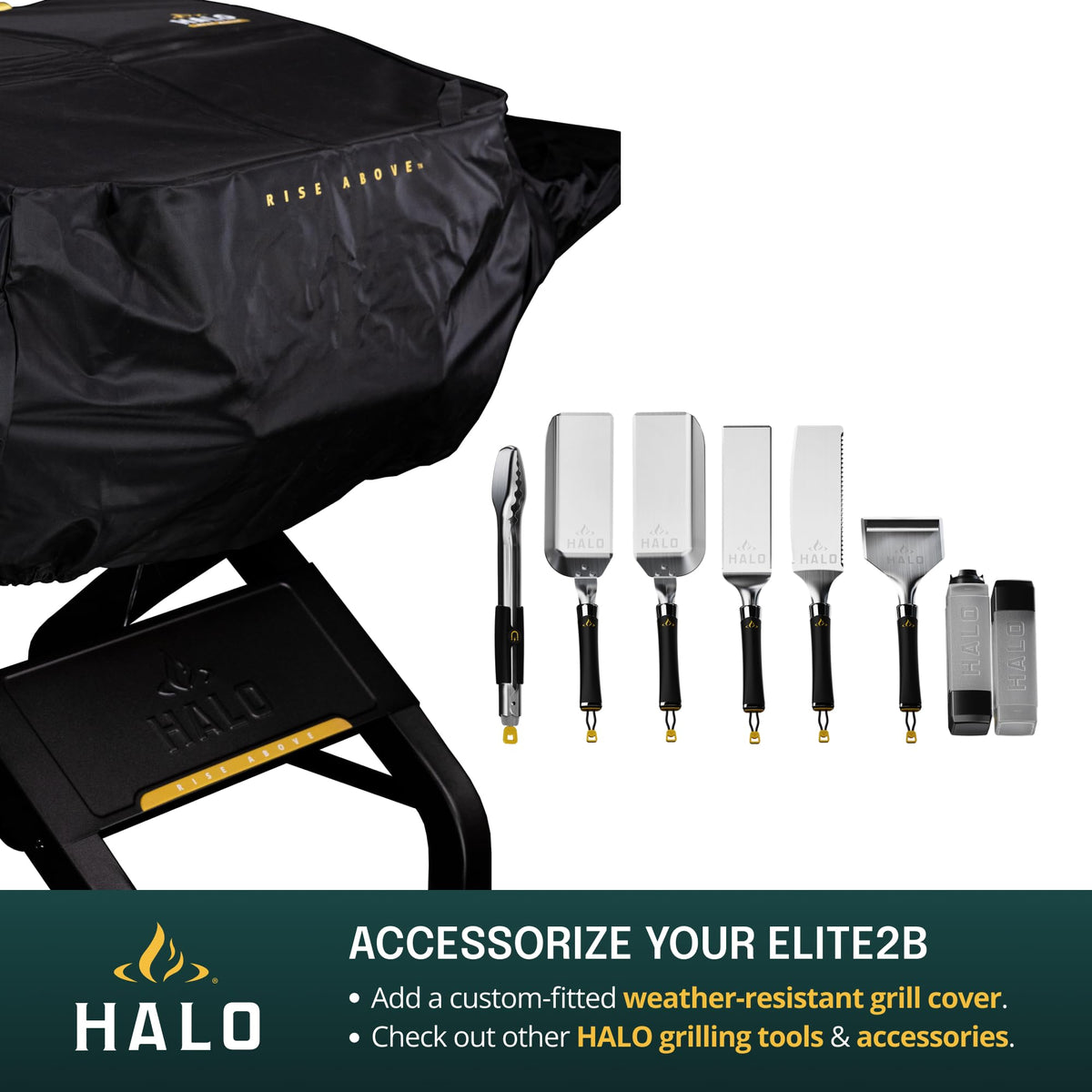 HALO Elite4B Outdoor Griddle, 4-Burner, 720 sq. in. Wind-Resistant Propane Cooking Surface