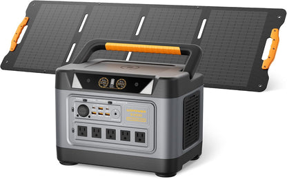 UDPOWER S1200 Solar Generator Kit, 1190Wh, 1200W, with 120W Panel