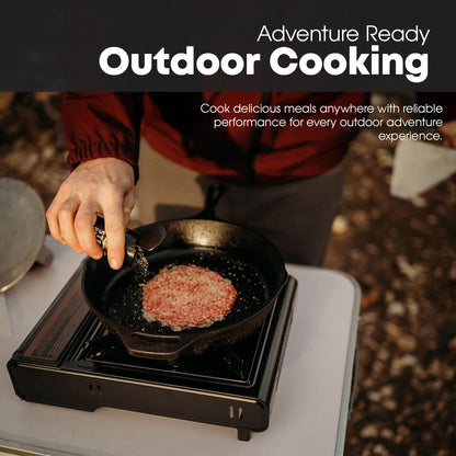 GasOne GS-3400P Dual-Fuel Propane/Butane Camping Stove with Carrying Case