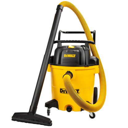 DEWALT DXV05P 5-Gallon Wet/Dry Vac, 4 Peak HP, 1-7/8-Inch Hose, Yellow