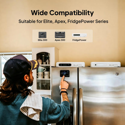 BLUETTI FridgePower Portable Power Station, 2016Wh 1800W LFP Battery Backup