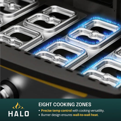 HALO Elite4B Outdoor Griddle, 4-Burner, 720 sq. in. Wind-Resistant Propane Cooking Surface