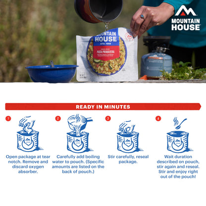 Mountain House Emergency Meal Assortment Kits, Freeze-Dried Survival Food Kit for Disaster Preparedness & Long-Term Storage, 30-Year Shelf Life
