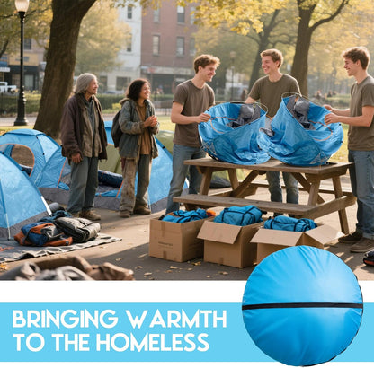 Bulk Pop-Up Camping Tents, 5, 10 or 15 Pack