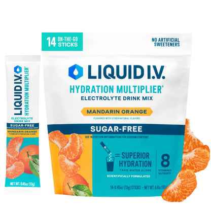 Liquid I.V. Sugar Free Electrolytes, Strawberry Watermelon, 14 Count