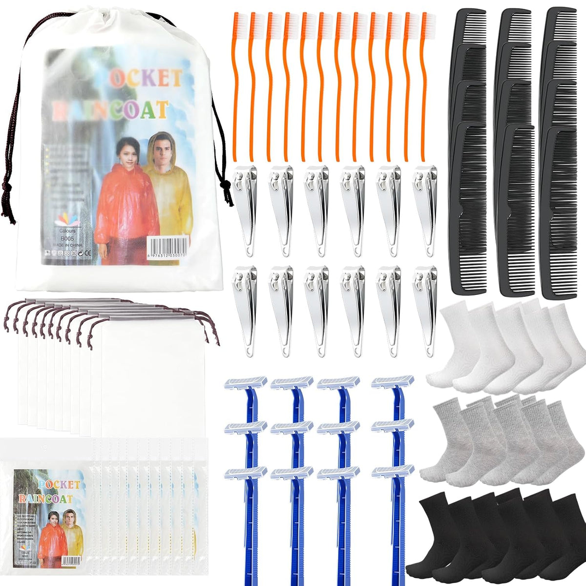 84 Pcs Care Package Supplies Bulk