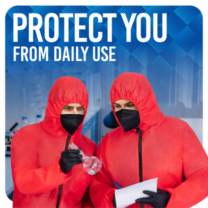 Medtecs Disposable Coverall Suits, Medical Protective PPE, 6 Sizes