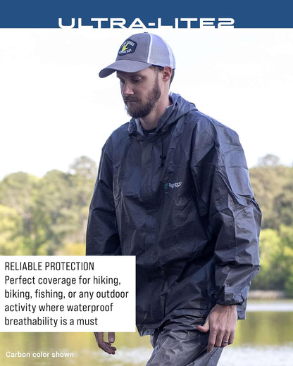 FROGG TOGGS Men’s Ultra-Lite2 Rain Suit, Waterproof Raincoat and Pant Set