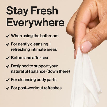 The Honest Company Hypoallergenic Flushable Wipes for Sensitive Skin, Gilded Wings, 42 Count