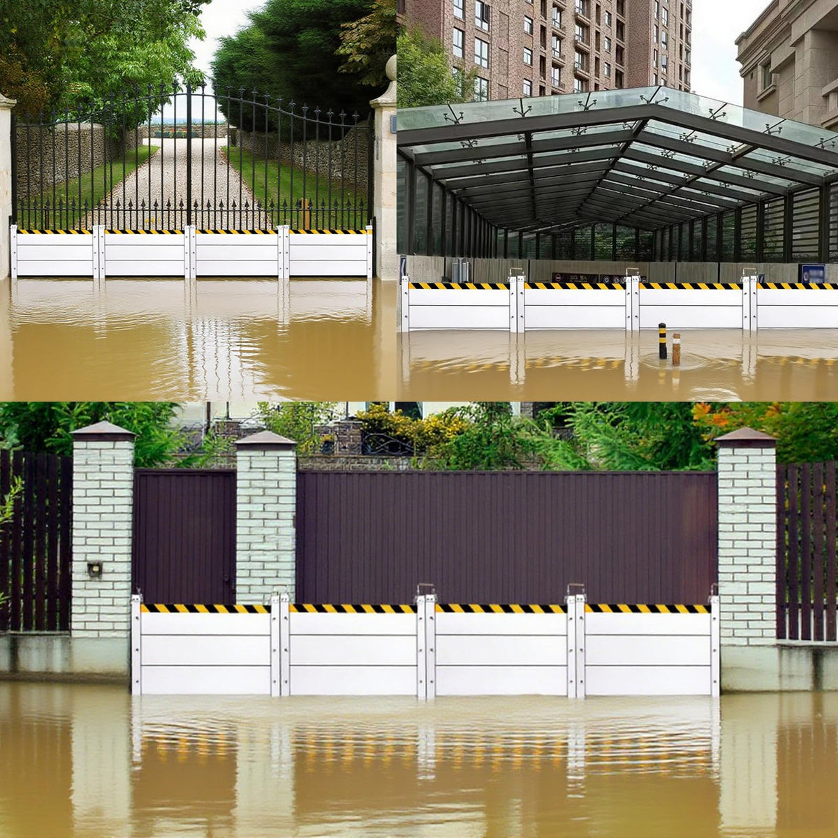 Aluminum Flood Barrier, Flood Protection Barrier(39.37x15.75in)