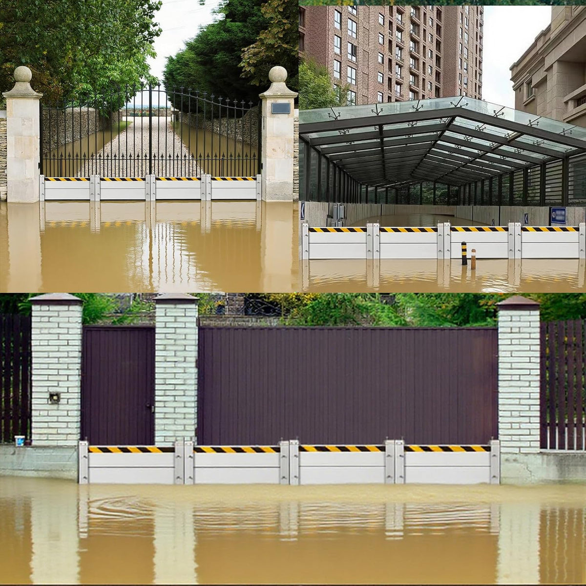 Aluminum Flood Barrier, Flood Protection Barrier(39.37x15.75in)