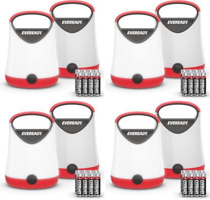 Eveready LED Camping Lantern X-250, 2-Pack, Water-Resistant, 100-Hour Runtime
