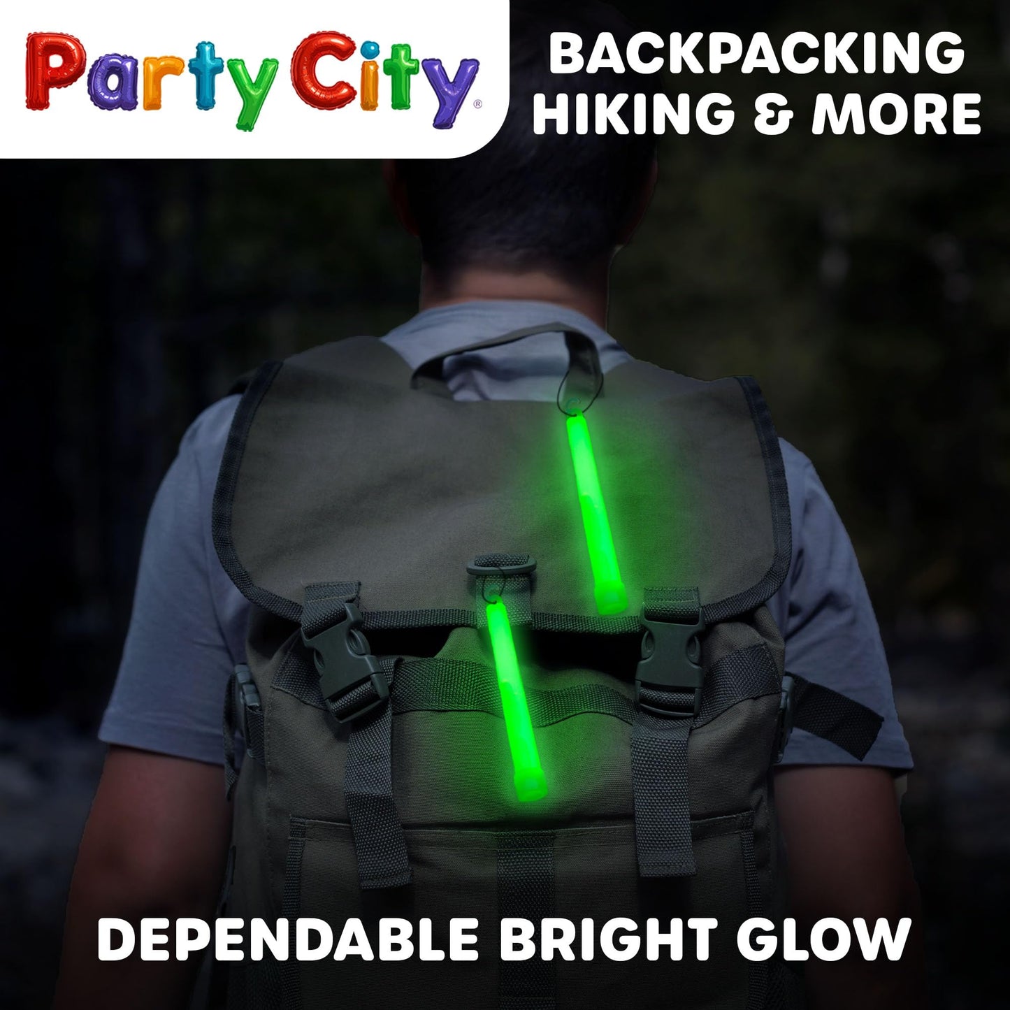 Party City Multicolor Glow Sticks Bulk Pack 6”- 12pk Glow in the Dark Sticks for Kids, Waterproof Camping Survival Ultra Bright Emergency Light Stick with String, Neon Glowsticks Party Supplies Favors